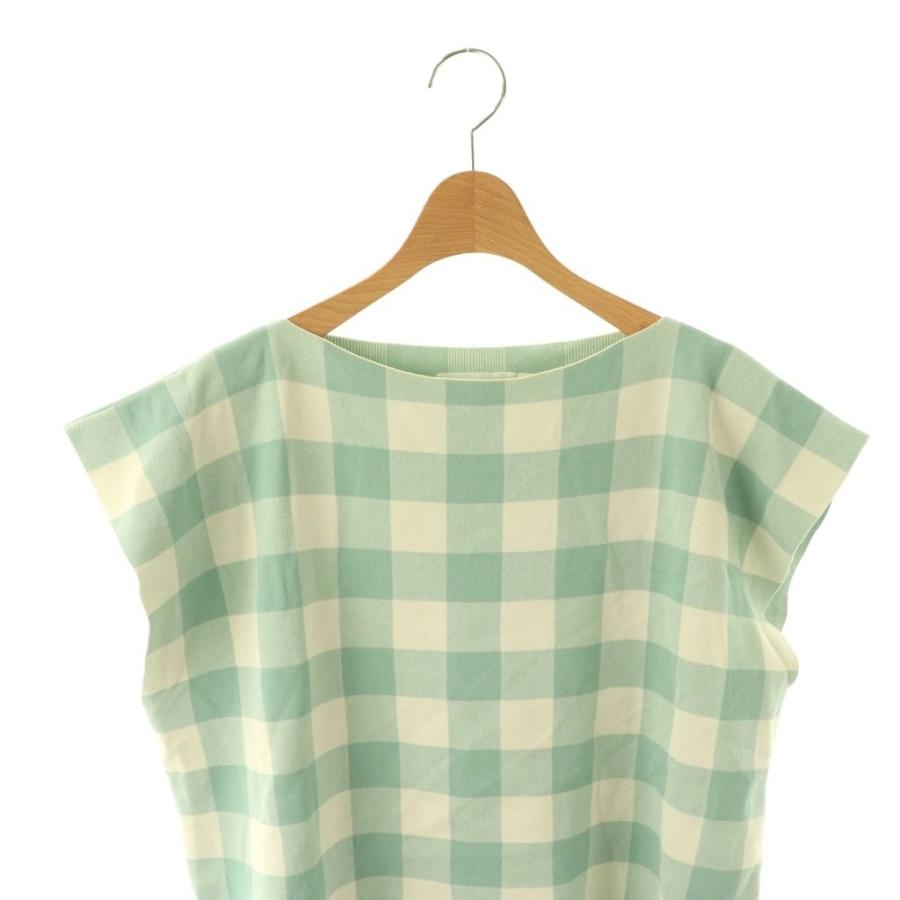ジルサンダー JIL SANDER ブロックチェックニット カットソー