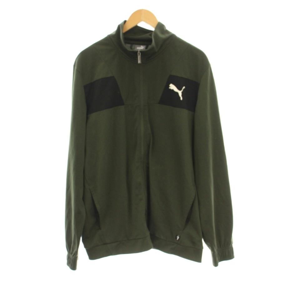 PUMA（プーマ） ジャージ 上着 XXL 緑 グリーン /LP □ECD001 メンズ