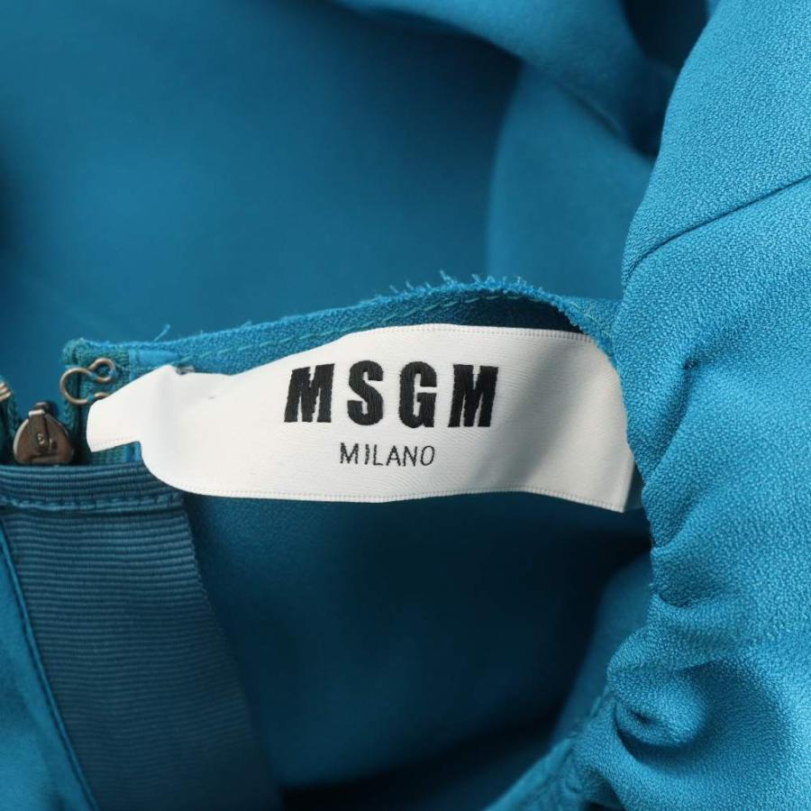 エムエスジーエム MSGM ワンピース ひざ丈 ノースリーブ フリル 40