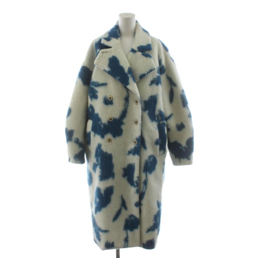 AMERI☆AND SHADOW FLOWERウールコート オーバーサイズ M アメリヴィンテージ Ameri VINTAGE UND SHADOW FLOWER WOOL COAT