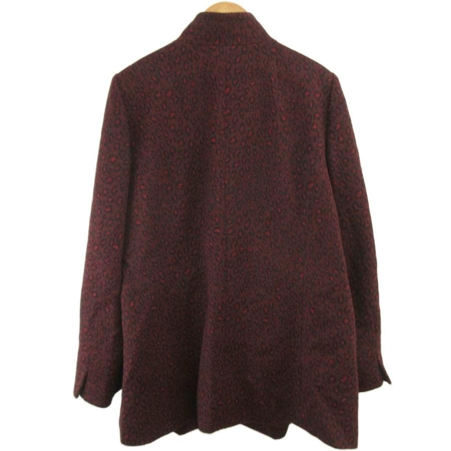 【美品】レリアン　Leilian ハーフコート　アルパカ　ウール　　サイズ11 レリアン Leilian ハーフコート アウター ウール アンゴラ混 スタンド