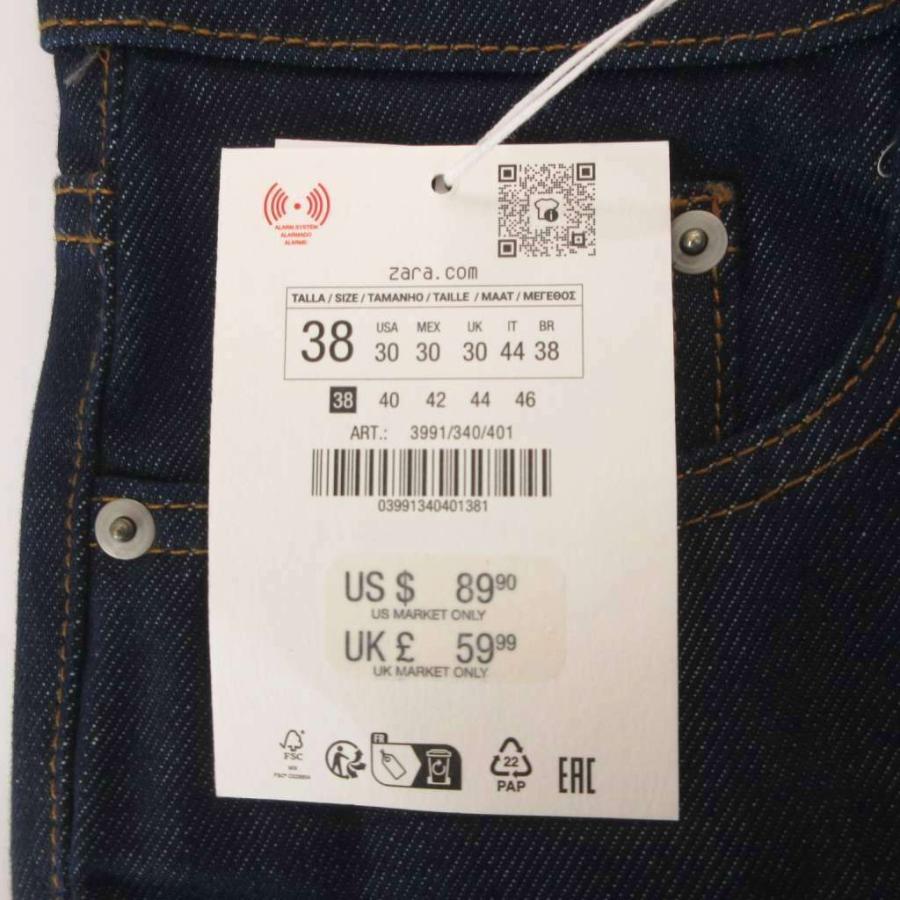 ZARA（ザラ） 未使用品 タグ付き デニムパンツ ジーンズ ストレート 38