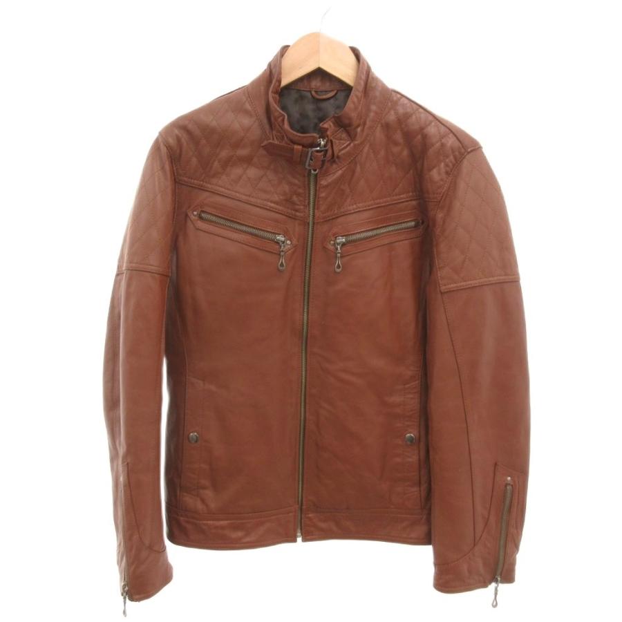 メイル＆コー MALE&Co. ライダース ラムレザージャケット シングル 羊 