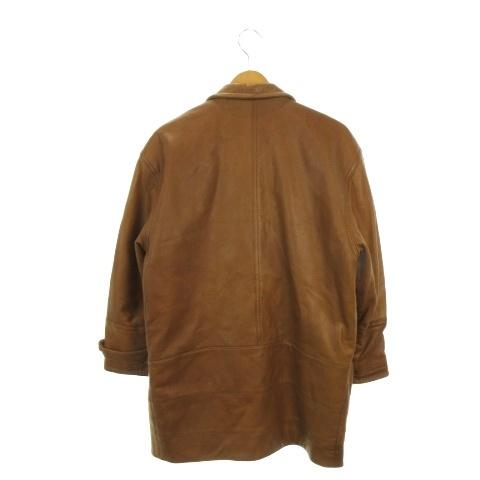 レノマ renoma Robe en cuir レザージャケット 本革 テーラーカラー 38 
