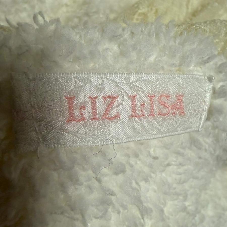 リズリサ LIZ LISA オフショルダー ニット レース切替 フェザーニット 