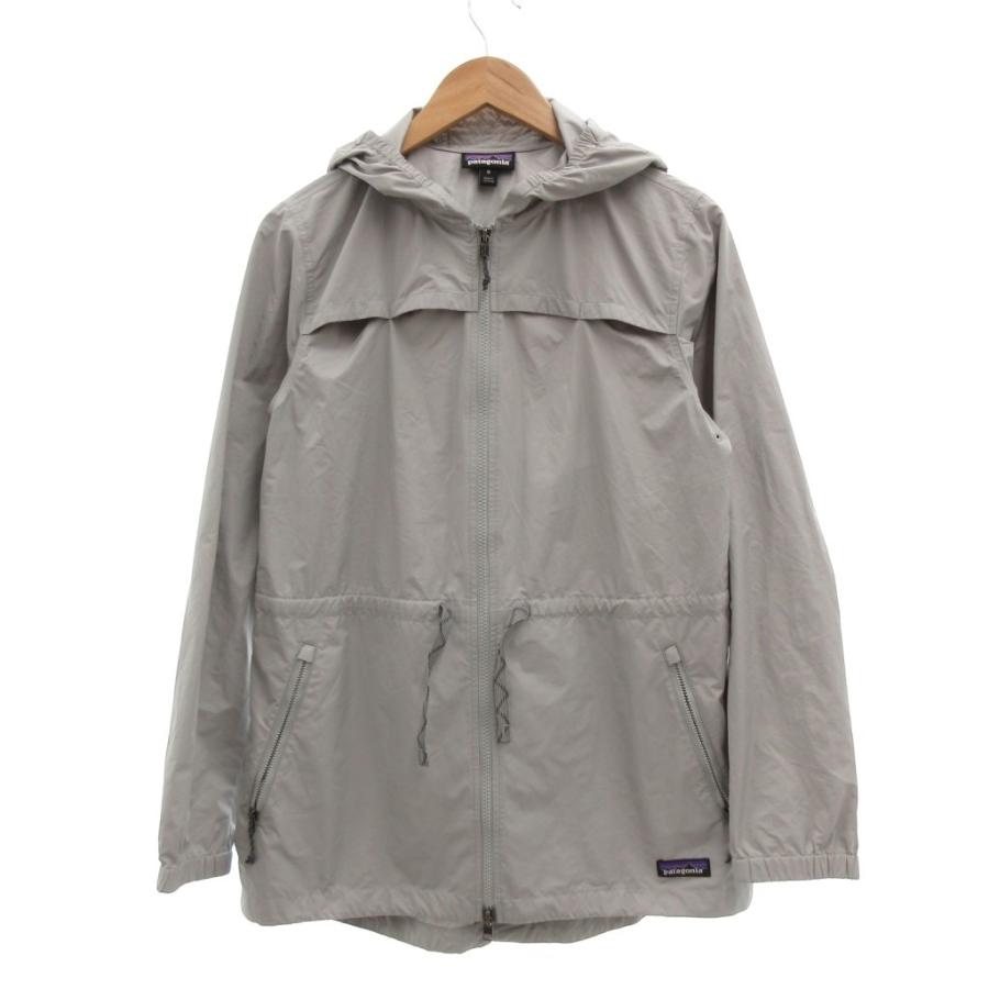 パタゴニア Patagonia マウンテンパーカー M 灰色 グレー 無地 フード 