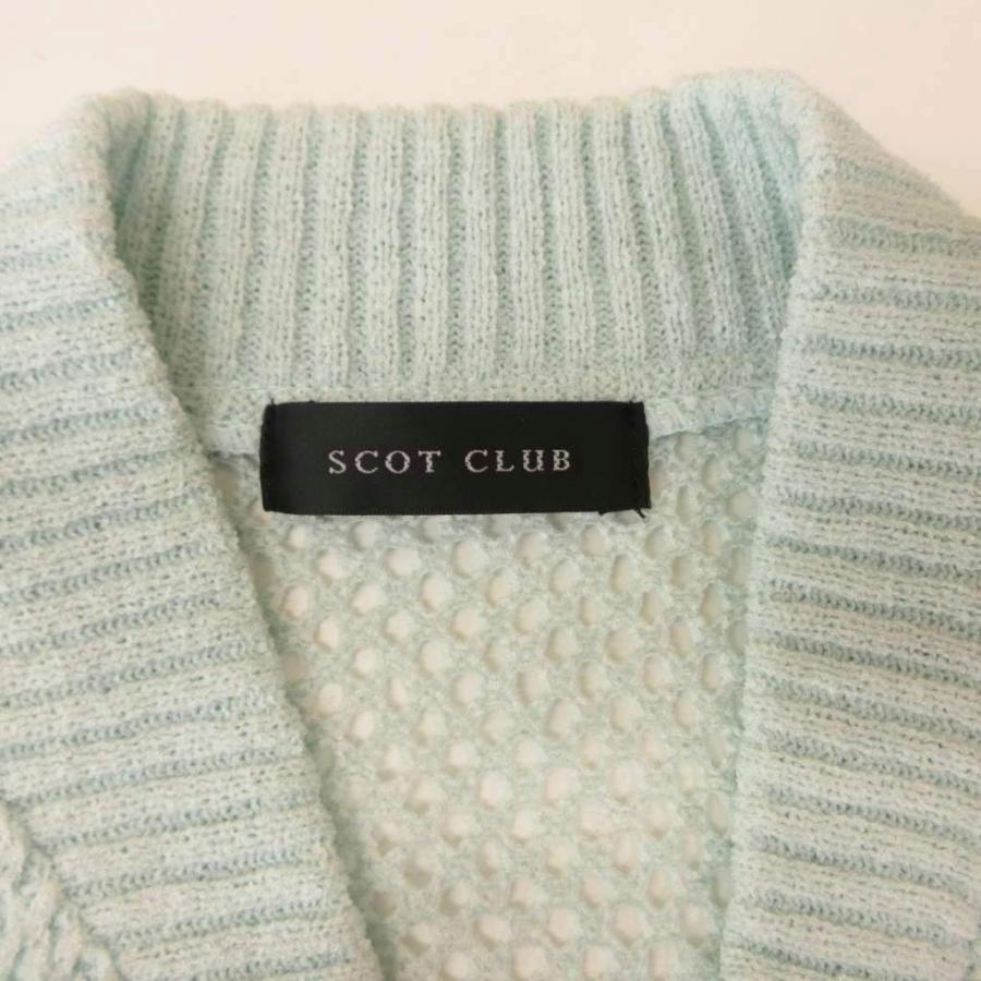 @【9号】SCOT CLUB ニット カーディガン 紺色 中古・古着通販】SCOT CLUB (スコットクラブ) SCOT CLUB ニット