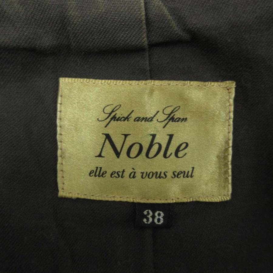 Spick & Span NOBLE レザーライダースジャケット 牛革 黒 38 スピック＆スパン ノーブル ライダースジャケット レザージャケット 革
