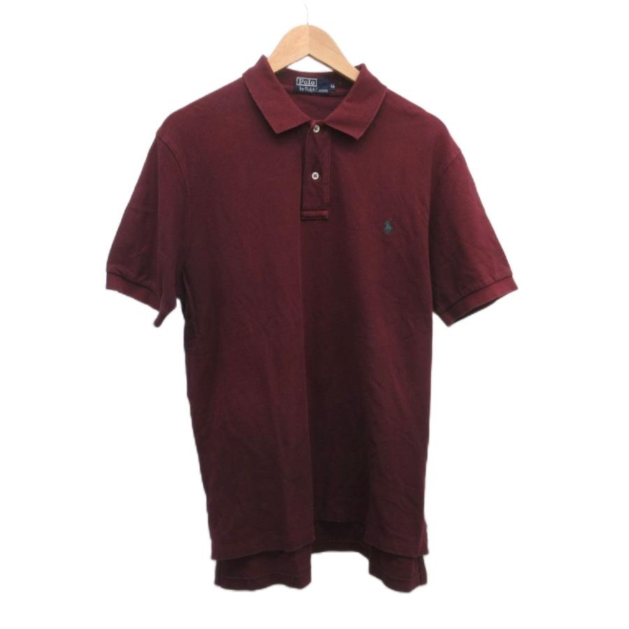 新品　タグ付き　ポロラルフローレン ポロシャツ レディース　M　L ワインレッド ポロ ラルフローレン POLO RALPH LAUREN ポロシャツ 半袖 LL ワイン