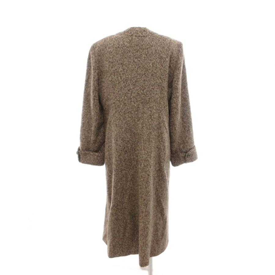 ロングコート PARIENNE 美品 AN ロングコート アンゴラ100% フォックス 9