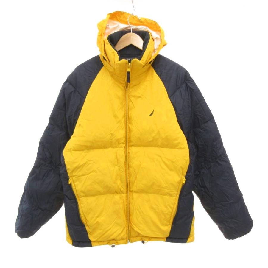 専用商品　ヴィンテージNautica ダウンジャケット ネイビー/黄色 NAUTICA ノーティカ リバーシブルダウンジャケット vintage 90s