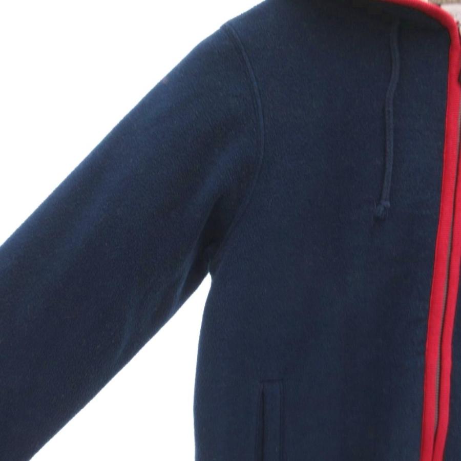 コロンビア Columbia ジップアップパーカー フリース ロゴ M 紺 