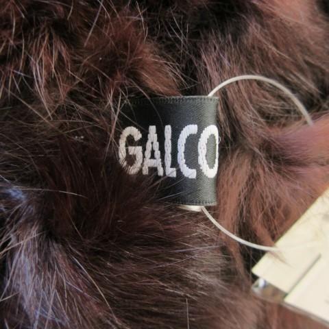 未使用品 ガルコニエ GALCONNIER ラビットファーベスト M 茶 ブラウン 