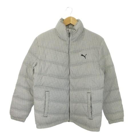 PUMA（プーマ） ダウンジャケット 上着 M 白 ホワイト 黒 ブラック 