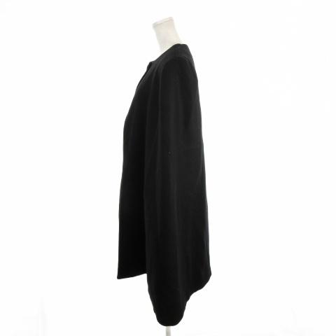 ザラウーマン ZARA WOMAN ケープコート ポンチョ S 黒 ブラック ノー