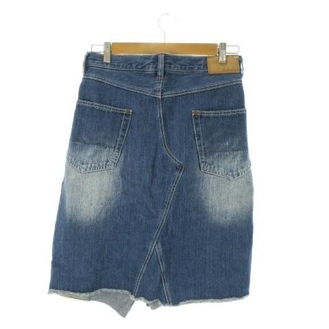 i222◯ 45R パッチワーク コットンスカート インディゴ 249f079ec05392106e7cca92f86c3c スカート