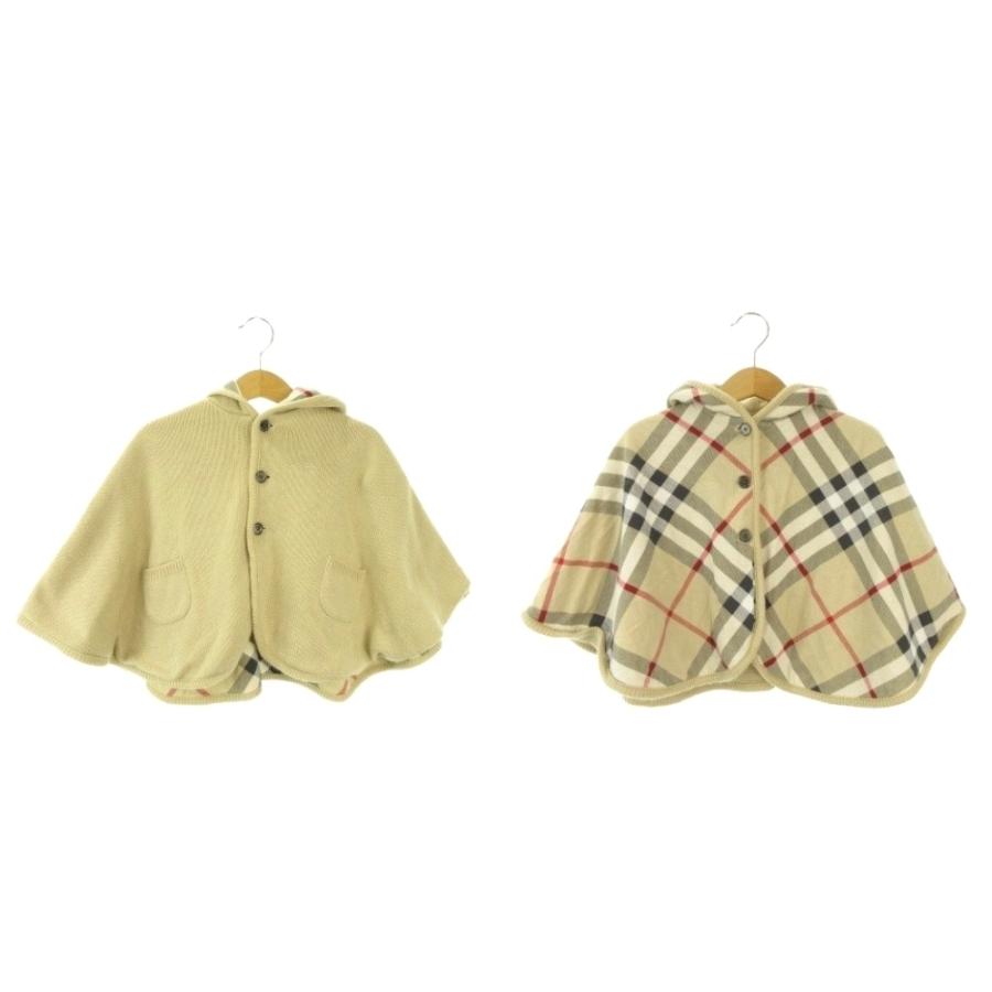 Burberry キッズ　ウールポンチョ　ケープサイズS BURBERRY（バーバリー） リバーシブル ジャケット ポンチョ ケープ