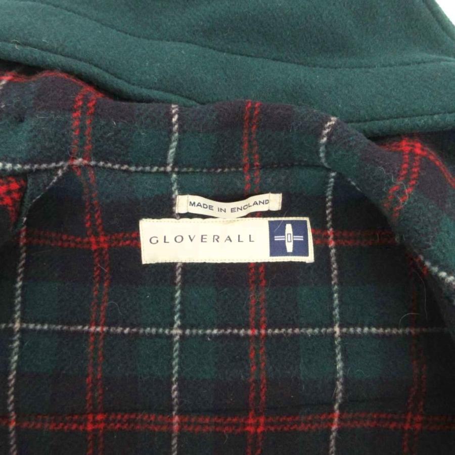 Gloverall 90s 英国製 ダッフルコート メルトン 裏地チェック柄 フード