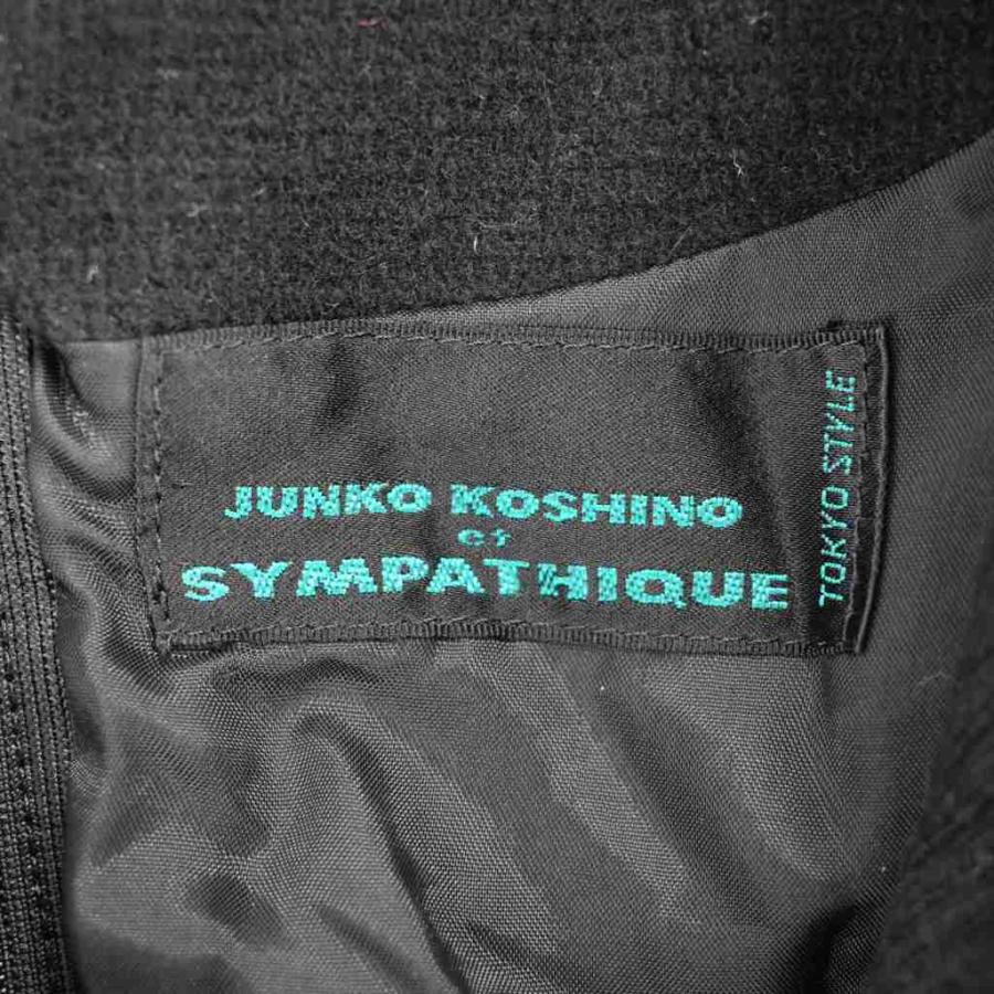 ジュンココシノ JUNKO KOSHINO ハイネック ニット ワンピース 長袖 
