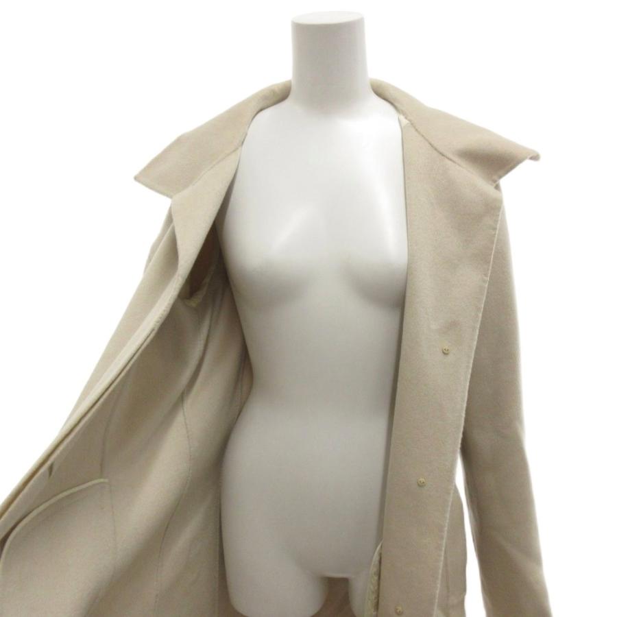 【HANAE MORI/ハナエモリ】ベージュ 変形ジャケット　38/M 未使用品 ハナエモリ HANAE MORI タグ付き ロングコート カシミヤ