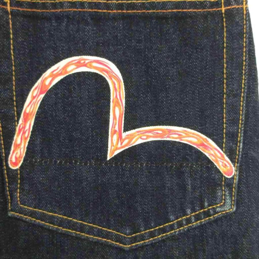 EVISU（エヴィス） カモメプリント デニムパンツ ジーンズ ファイヤー