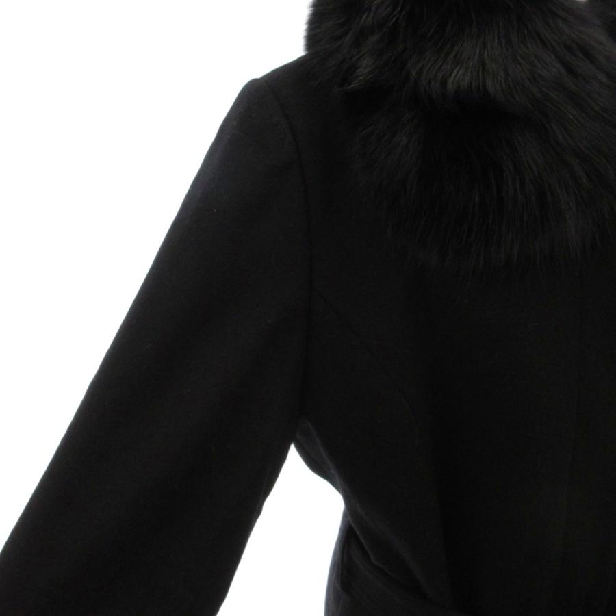 未使用品 アイテム iTEM タグ付き ロングコート カシミヤ リアルファー 