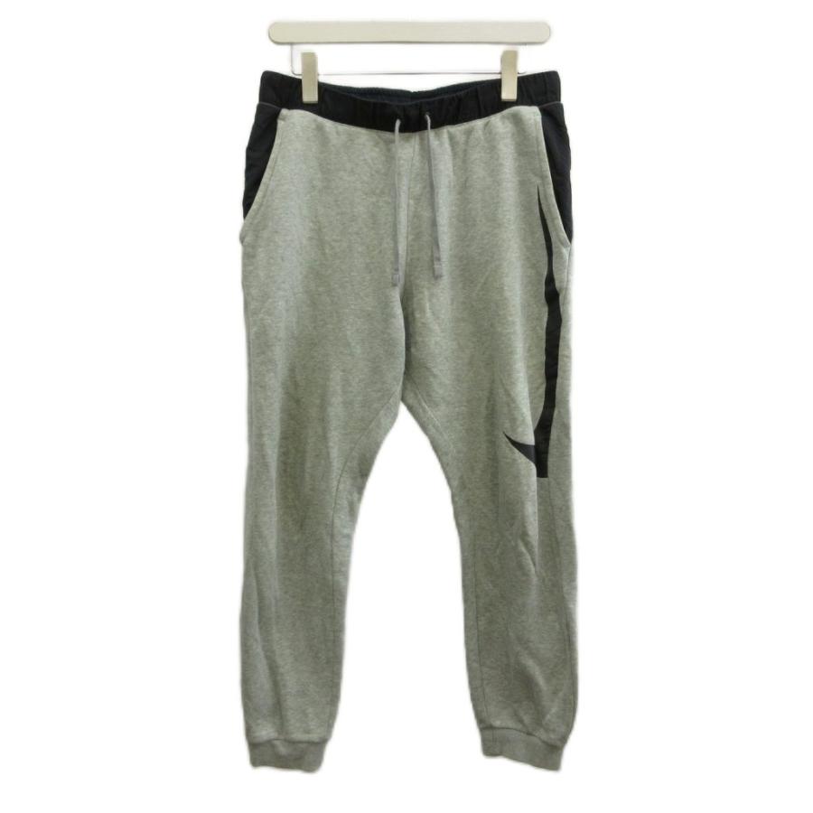 ナイキ ロゴ ジョガー M NIKE（ナイキ） スウェットパンツ ジョガー M グレー 切り替えデザイン