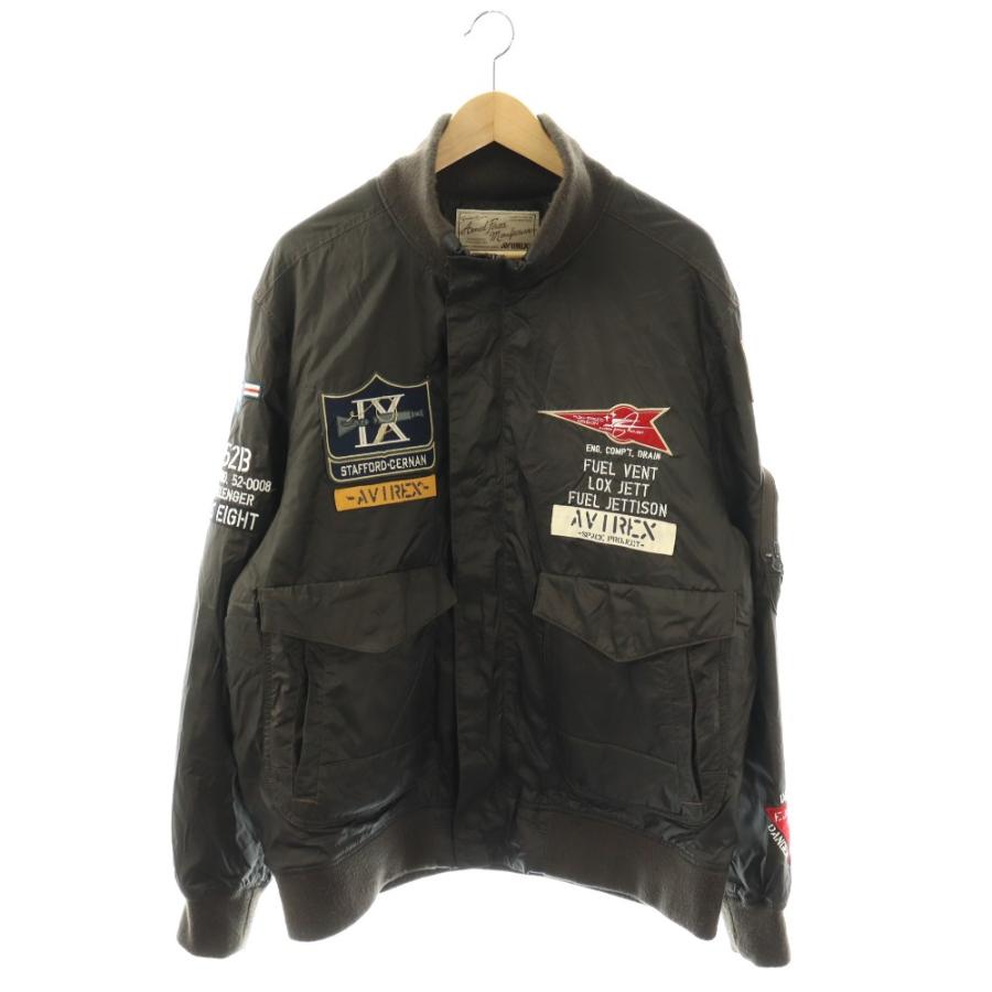 AVIREX（アヴィレックス） フライトジャケット 2XL 黒 ブラック /SS 