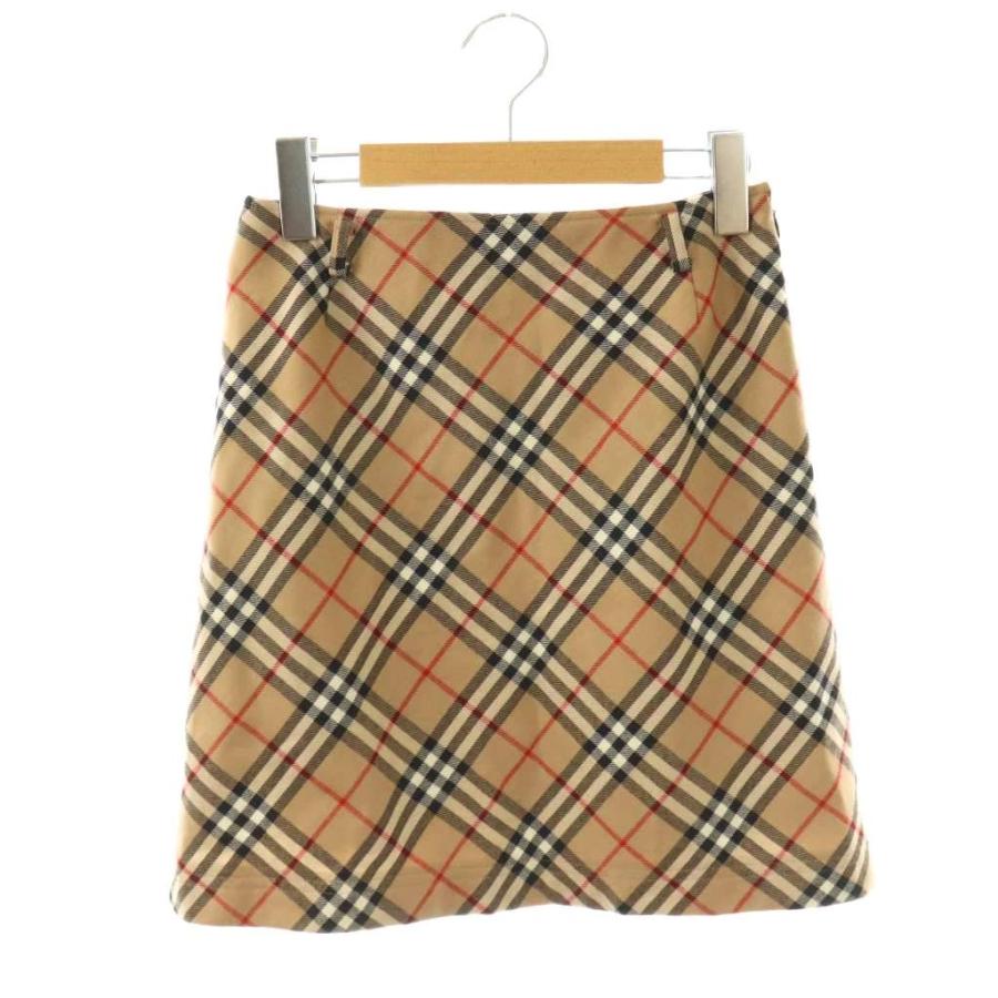 BURBERRY BLUE LABEL（バーバリーブルーレーベル） 台形スカート 36 茶