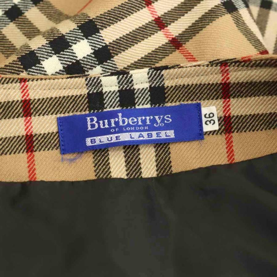 BURBERRY BLUE LABEL（バーバリーブルーレーベル） 台形スカート 36 茶