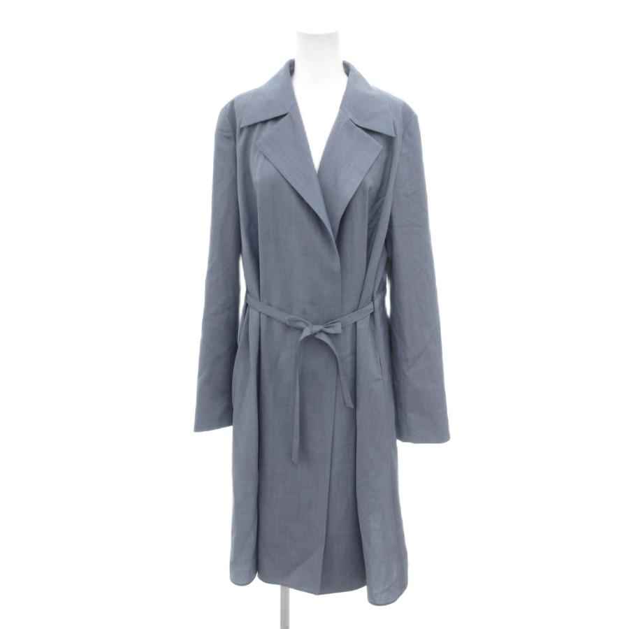 ジルサンダー JIL SANDER NAVY スプリングコート ロング丈 ウエスト 