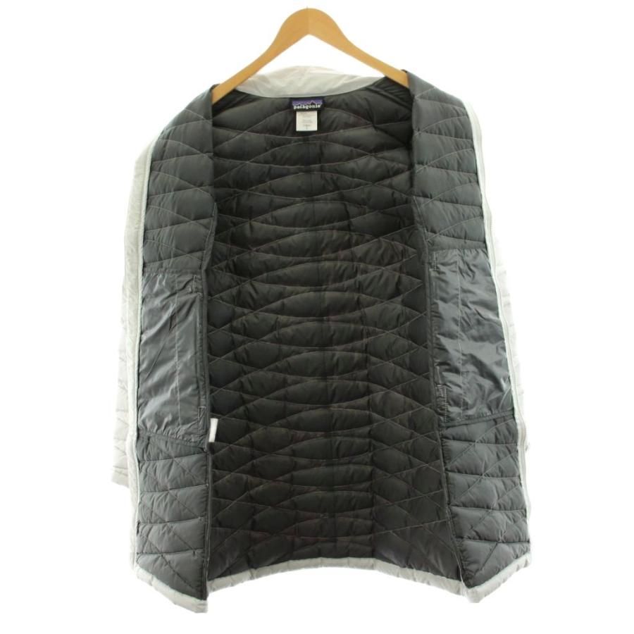 パタゴニア Patagonia フィオナ パーカー ダウンコート ロング ジップアップ S グレー 28356FA12 /KU ■ECD002 レディース_3