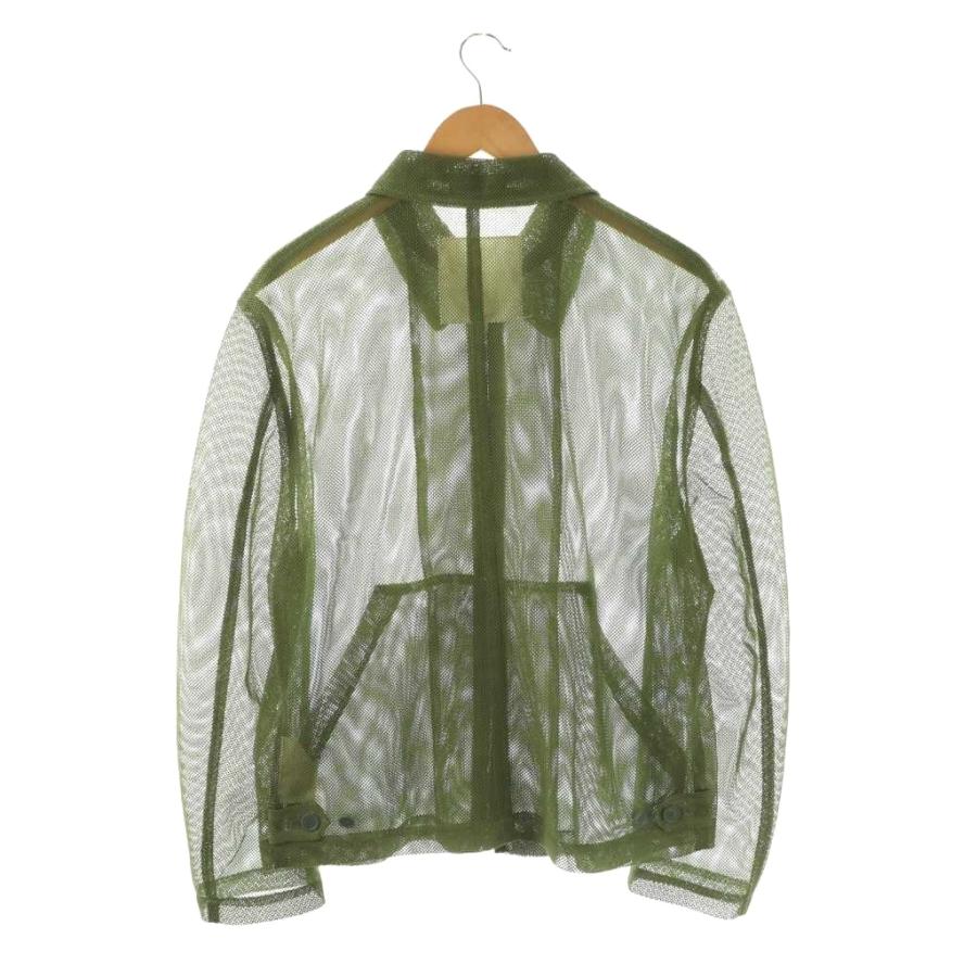 コムデギャルソン　ジャケット　薄手　ストライプ　カーキ　S COMME des GARCONS HOMME - コムデギャルソンオム25FWダブルツイル