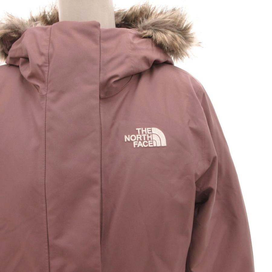 THE NORTH FACE（ザ ノースフェイス） ダウンコート ロゴ刺繍 フェイク 