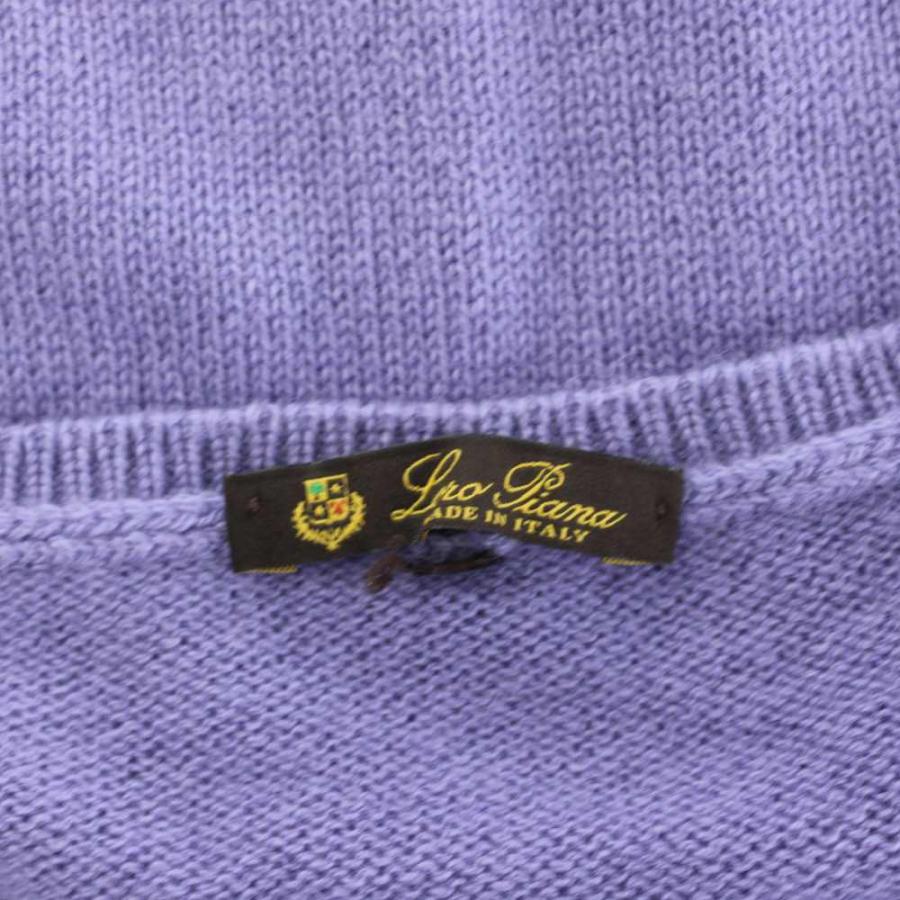 ロロピアーナ Loro Piana ニット カットソー 長袖 カシミヤ 紫