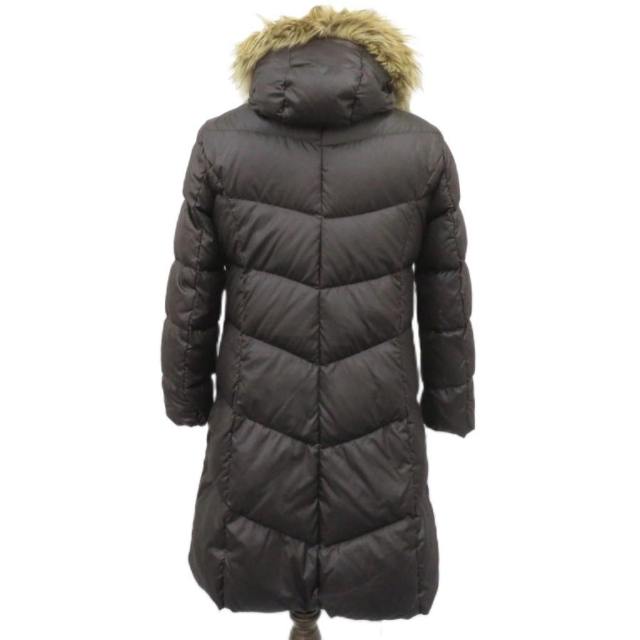 ユニクロ（UNIQLO） ダウンコート ロング丈 2WAY XL 大きいサイズ 茶 