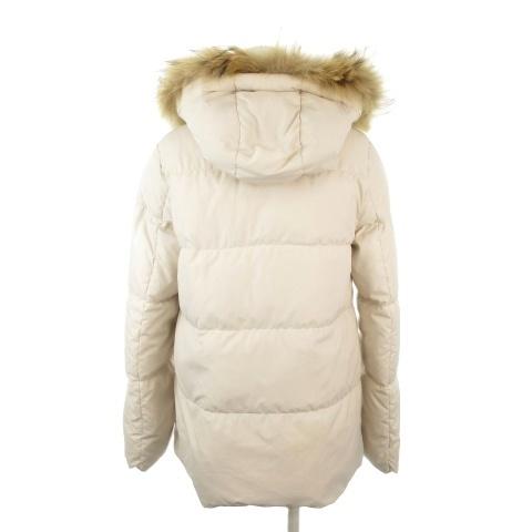 ルゥデルゥ Rew de ダウンコート ダッフルコート 38 白 アイボリー