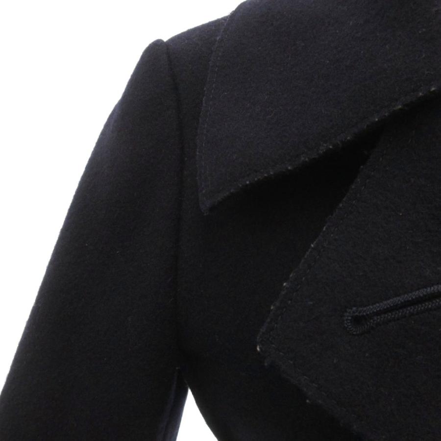 BARNEYS NEWYORK カシミヤ混　ダブル　ピーコート　イタリア製　42 バーニーズニューヨーク BARNEYS NEW YORK 美品 ピーコート ダブル