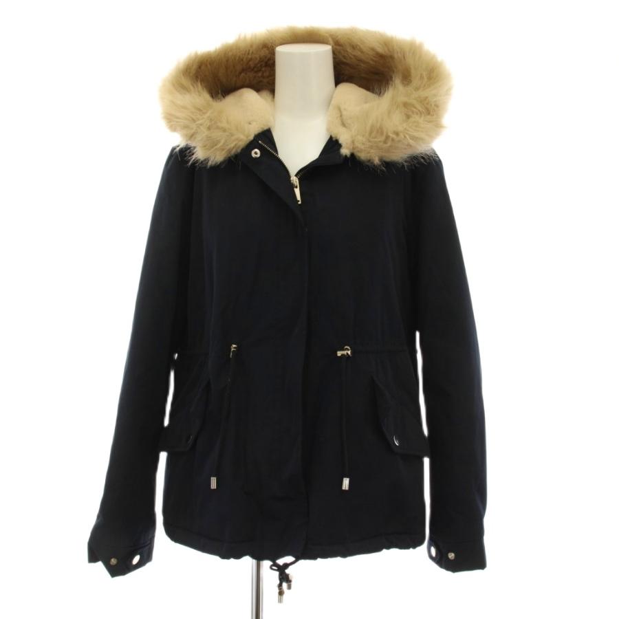 ZARA ザラ　ウィンターパーカー　ファー　ブラック　XS ザラウーマン ZARA WOMAN マウンテンパーカー ジャケット ジップアップ