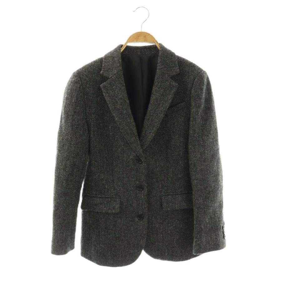 ハリスツイード Harris Tweed テーラードジャケット シングル ウール 