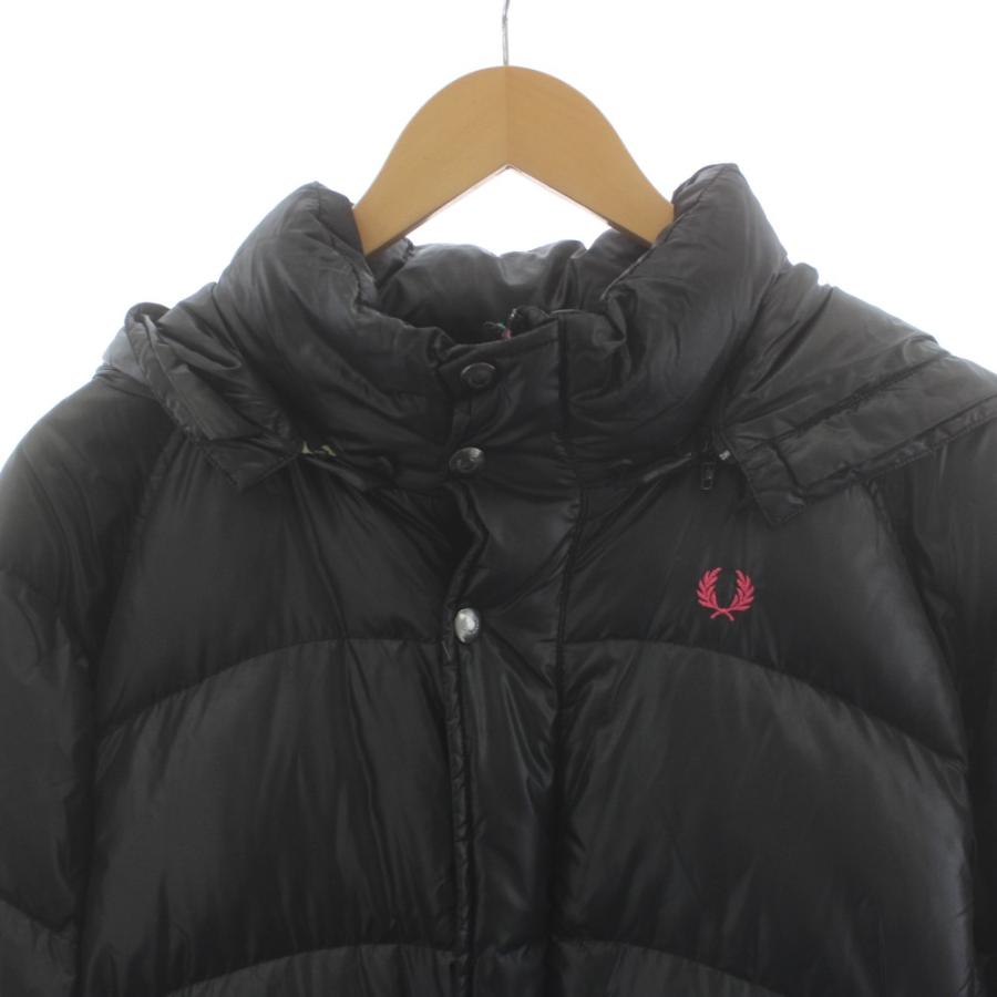 フレッドペリー FRED PERRY ダウンジャケット フード ロゴ ナイロン 