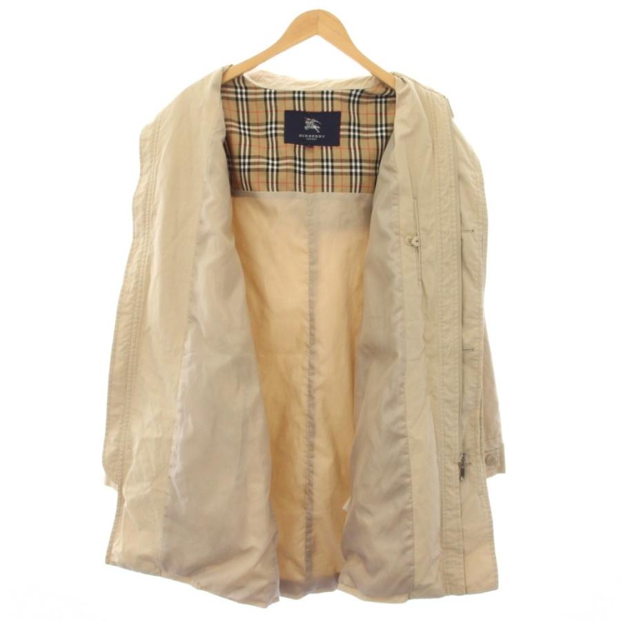 イタリア製生地★ショート丈★バーバリーロンドン★ステンカラースプリングコート美品 バーバリー ロンドン BURBERRY LONDON ステンカラーコート スプリング
