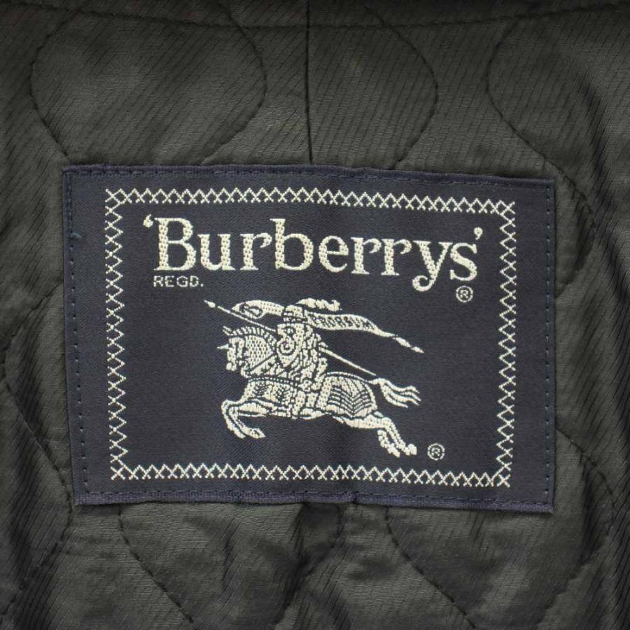 バーバリーズ Burberrys ステンカラーコート チャコールグレー 比翼仕立て 長袖 ロング丈 BBB52-917-28 /GG ECE003 メンズ_5