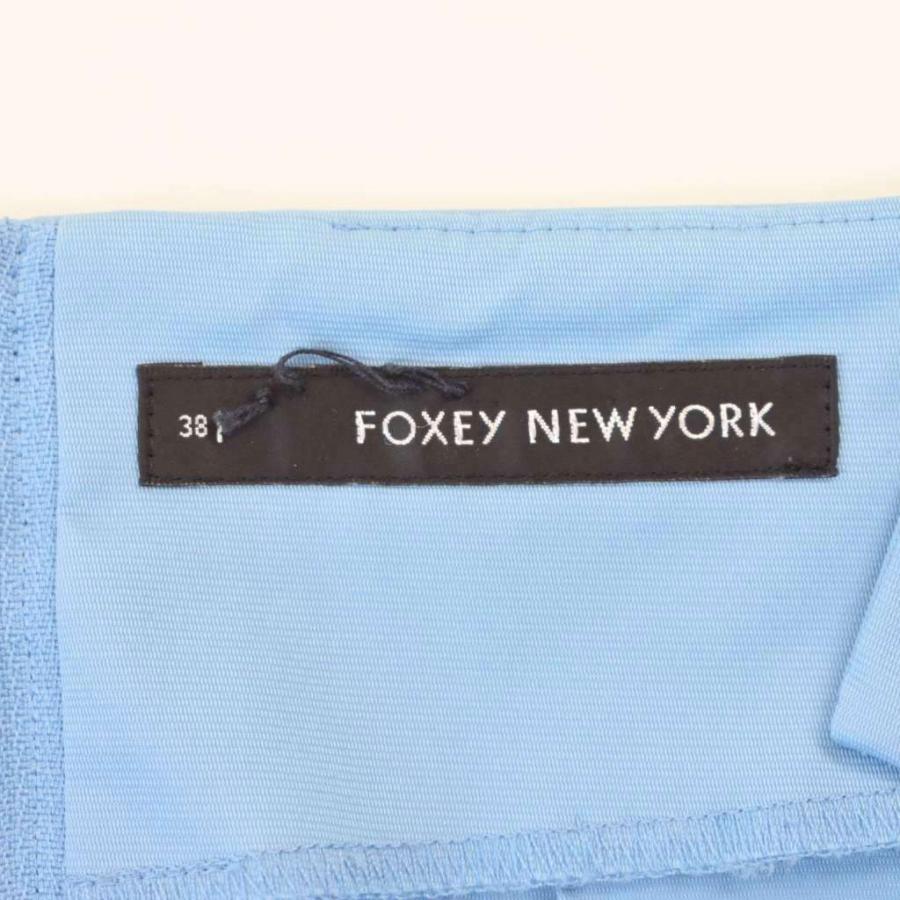 フォクシーニューヨーク FOXEY NEW YORK ワンピース ひざ丈 フレア 38