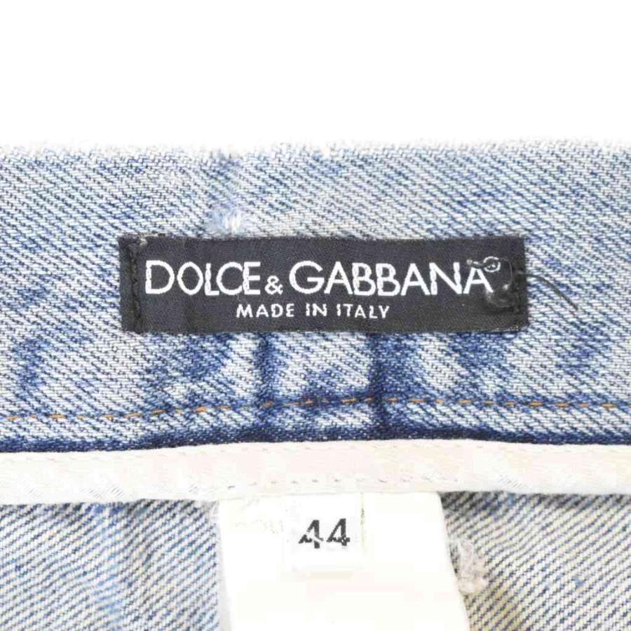 DOLCE&GABBANA ライトブルーダメージデニム DOLCE&GABBANA（ドルチェ & ガッバーナ） ドルガバ デニムパンツ