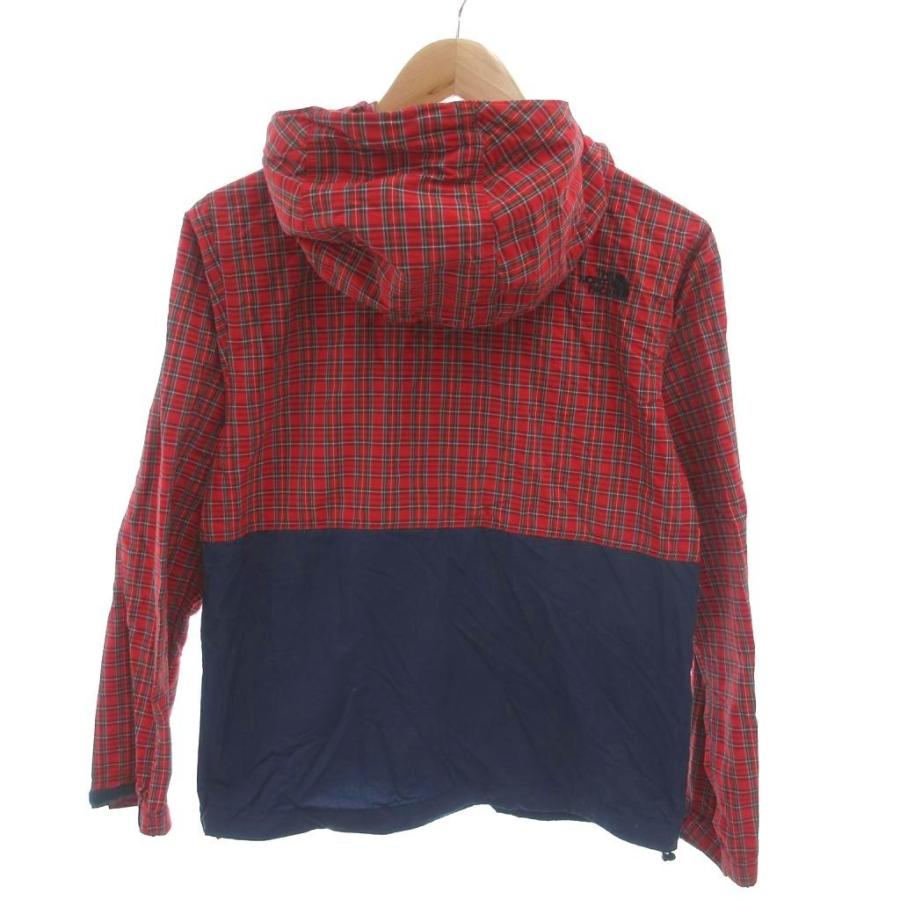 THE NORTH FACE チェック柄ウィンドブレーカー THE NORTH FACE（ザ ノースフェイス） ウィンドブレーカー L 赤 レッド