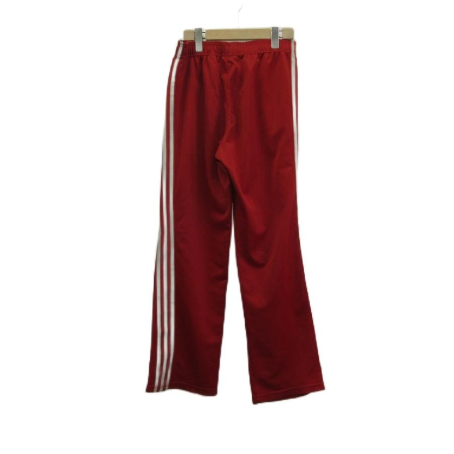 adidas（アディダス） トラックパンツ M 赤 レッド 長ズボン ロゴ