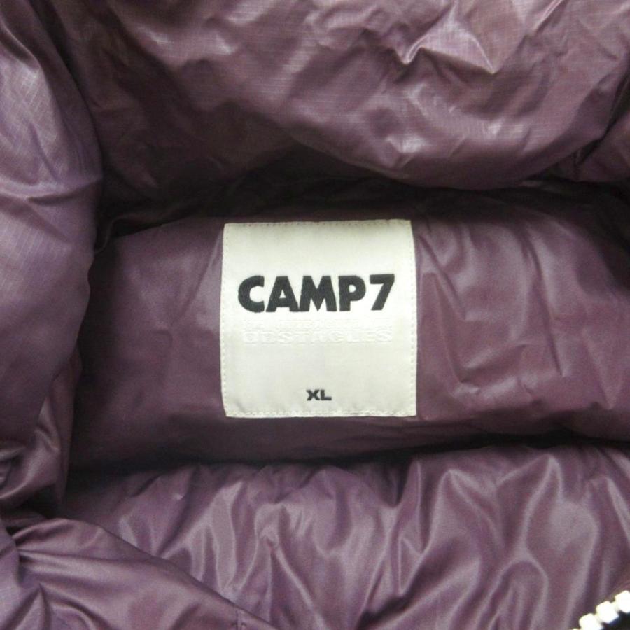 キャンプセブン CAMP7 ダウンジャケット 上着 アウター XL 紫 パープル 