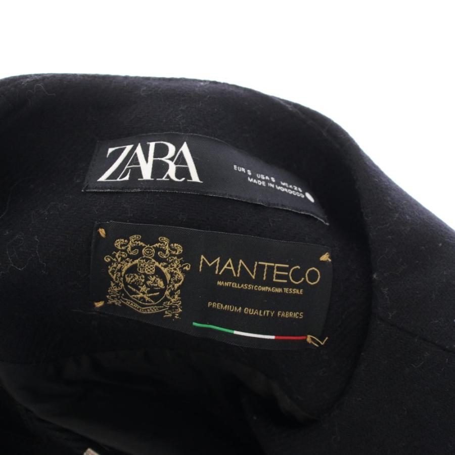 ZARA（ザラ） ZARA MANTECO ケープコート アウター S 黒 ブラック 4043