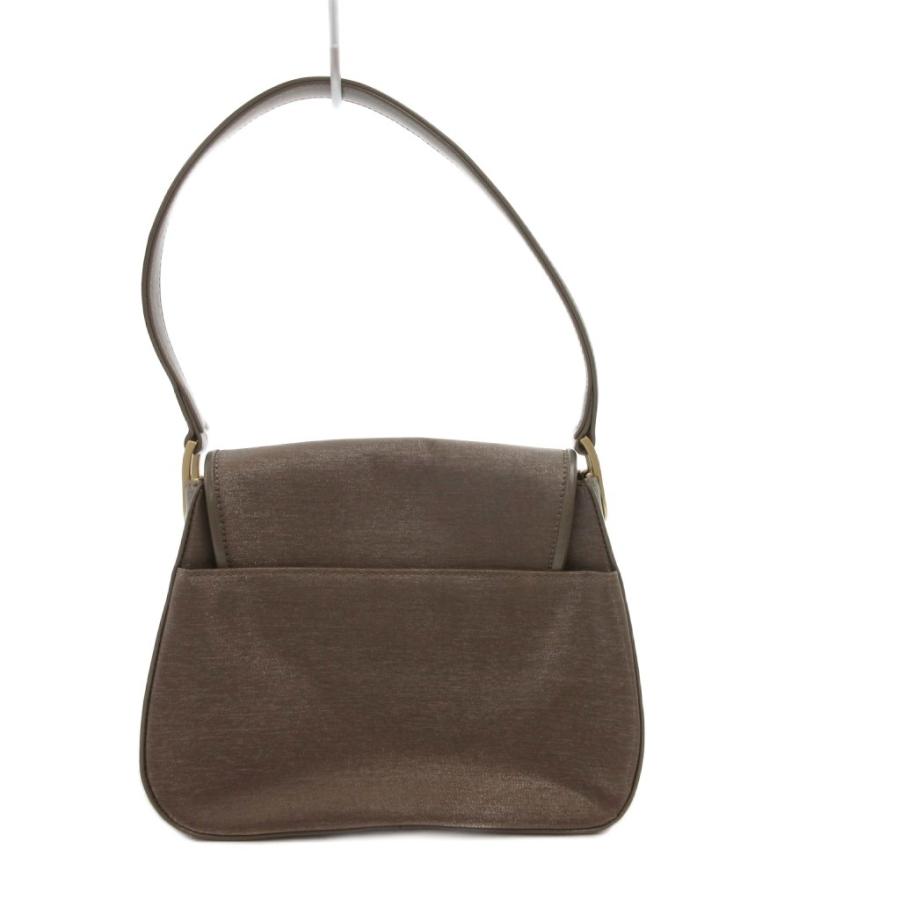 ニナリッチ NINA RICCI ハンドバッグ フラップバッグ グレージュ 無地 